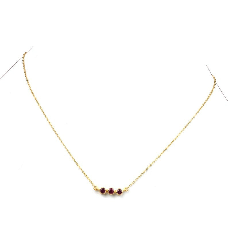 Pink Tourmaline Gemstone 92.5 Sterling Silver Necklace