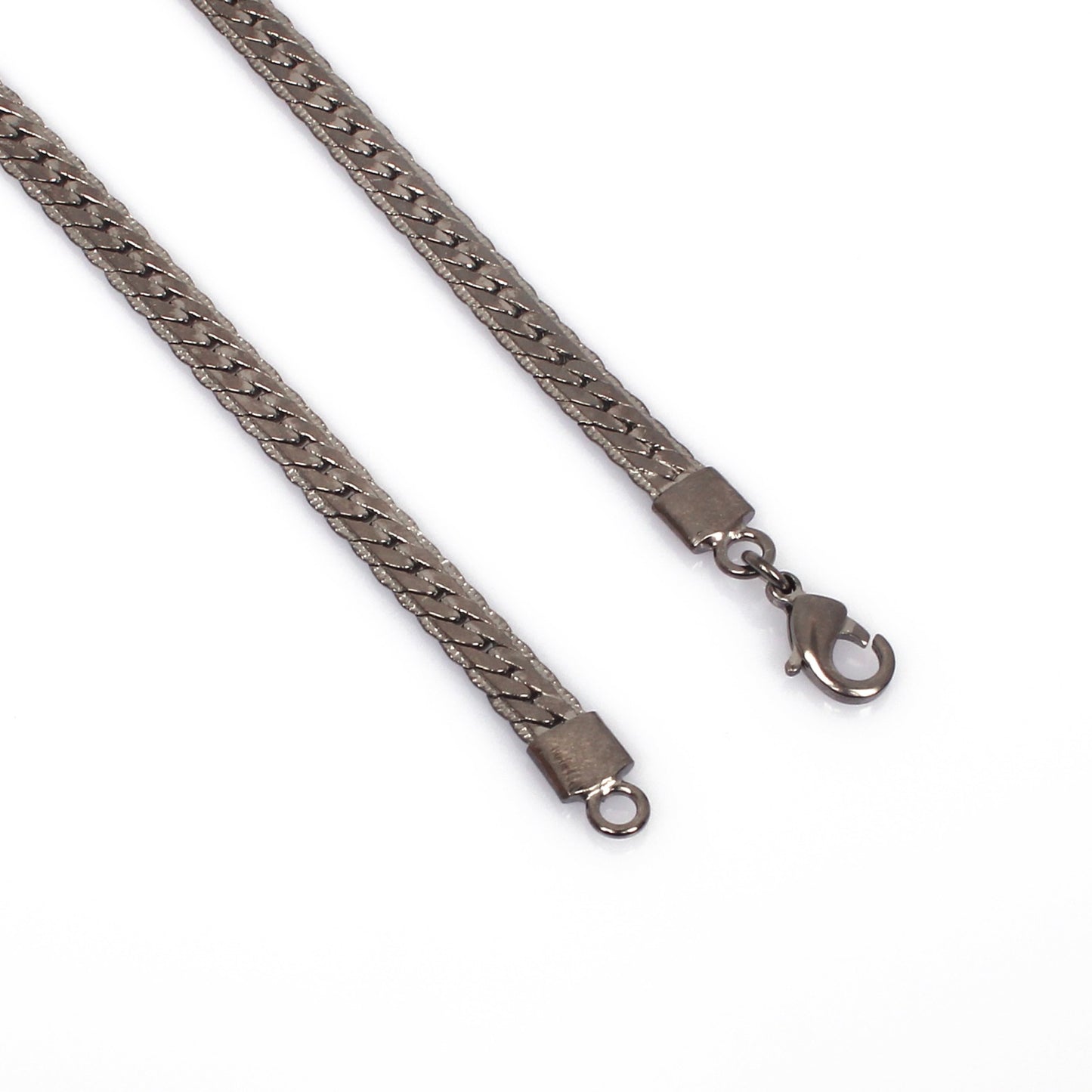 Black Snake 24" Herringbone Chain
