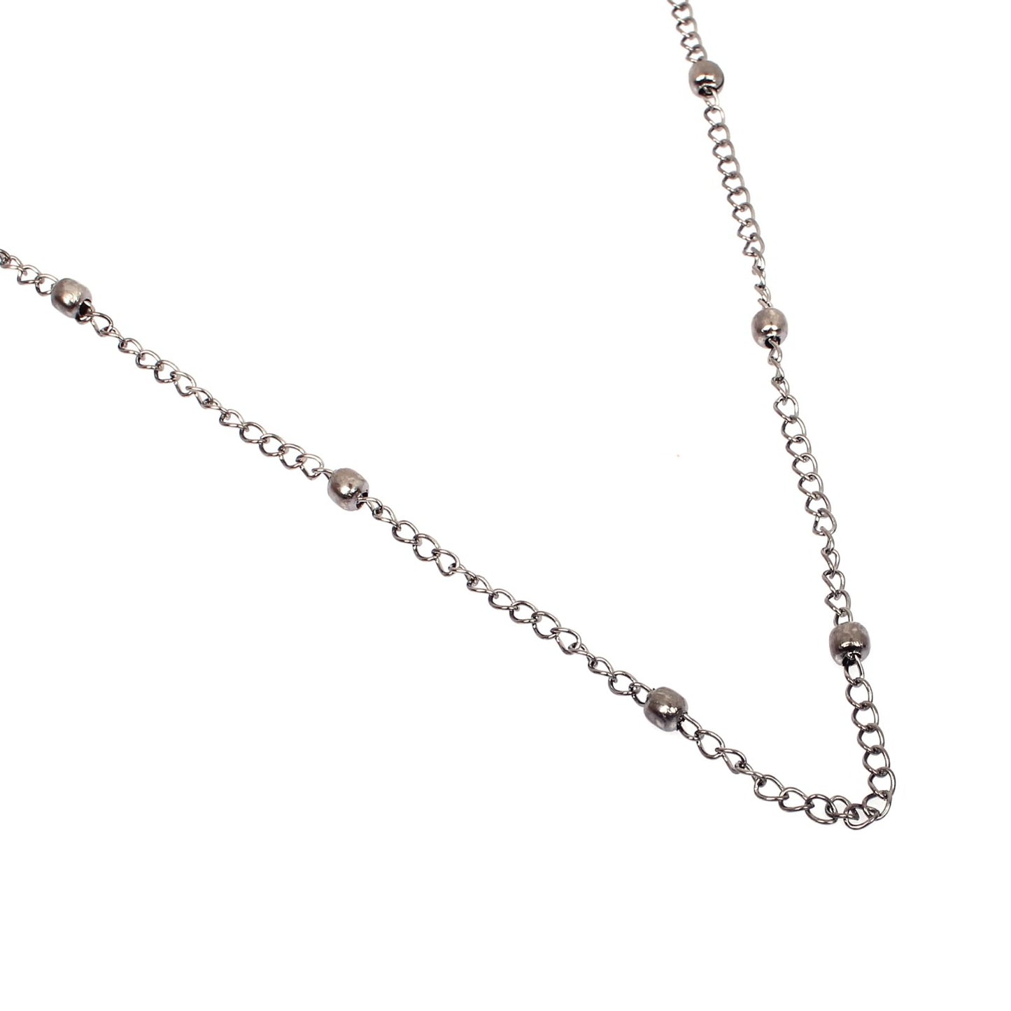 Black Rhodium Plated Brass Cuban Link Curb Chain