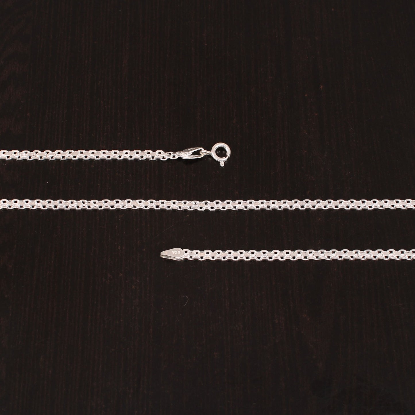 925 Sterling Silver 18 Inches Unisex Link Chain