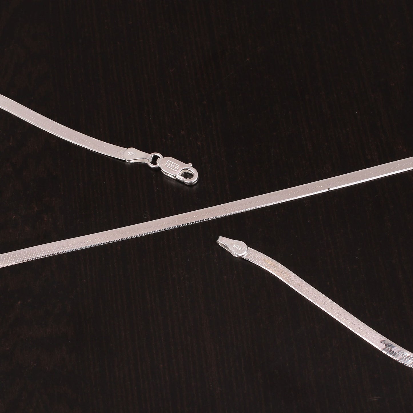 925 Sterling Silver 17 Inches Italian Snake Cable Chain