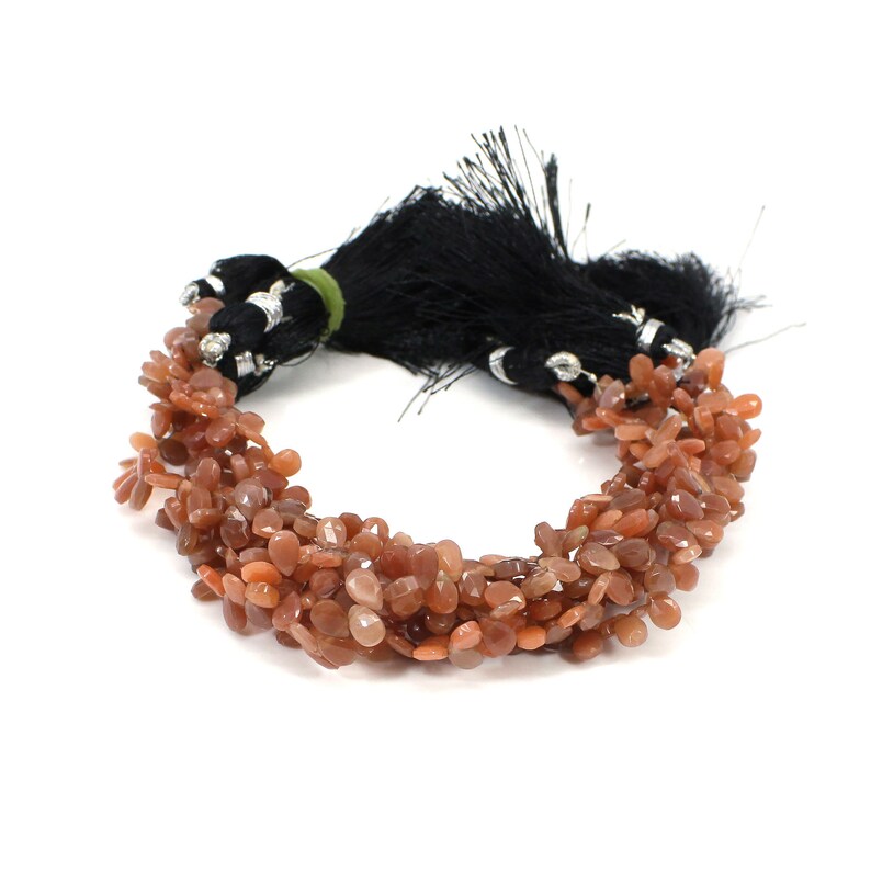 Peach Moonstone Beads