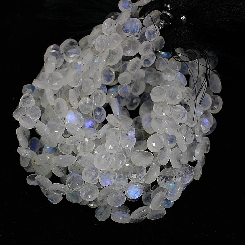 Rainbow Moonstone Beads Strands, Beads Jewelry, Blue Fire Beads, Gemstone Beads, Fancy Beads For Necklace, Gemstone Jewelry, Wholesale Beads