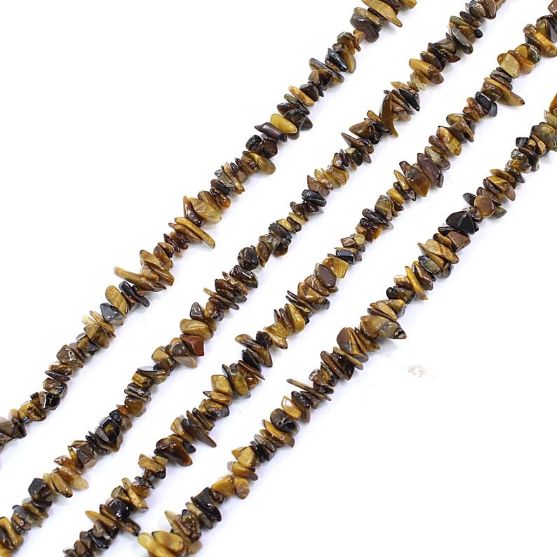 Tiger Eye Chip Beads