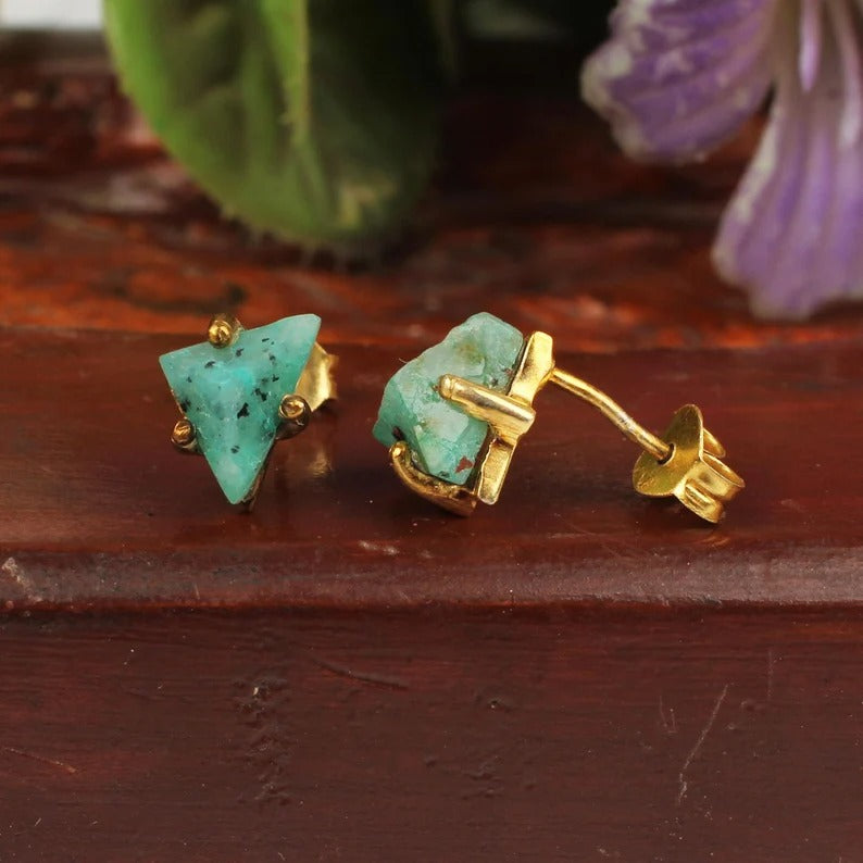 African hot sale turquoise earrings