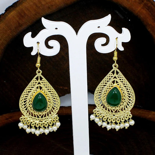 Green Onyx Earrings