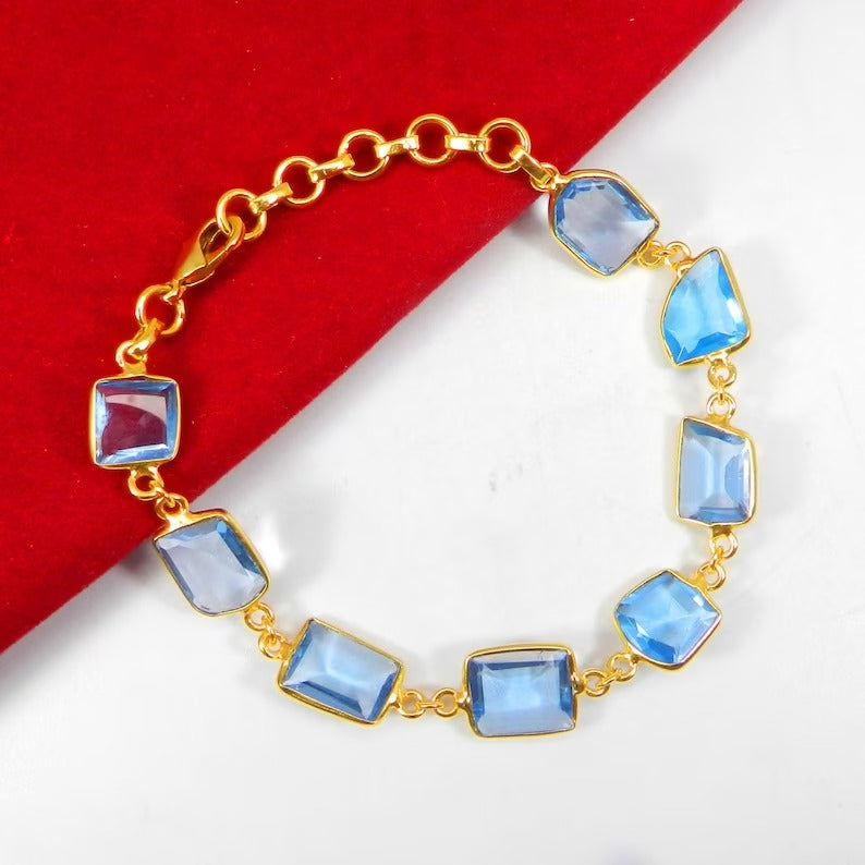 Blue Topaz Bracelet