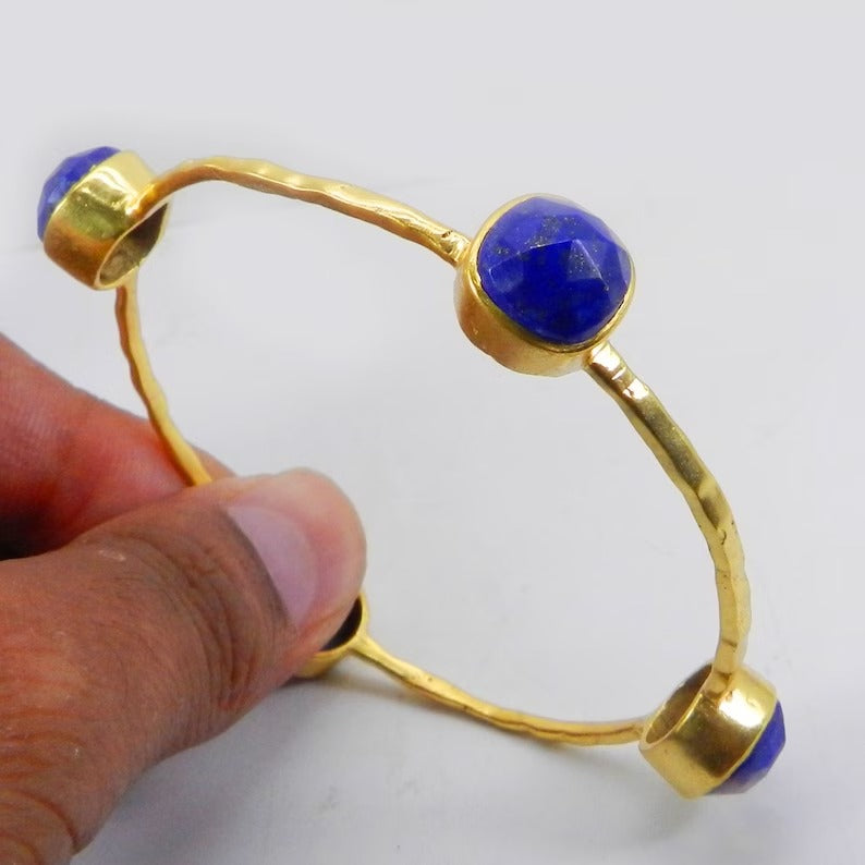 Lapis Lazuli Gemstone Handmade Bangle