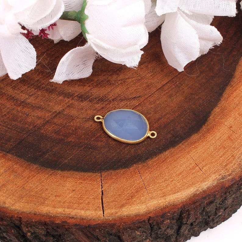 Blue Chalcedony Handmade Pendant