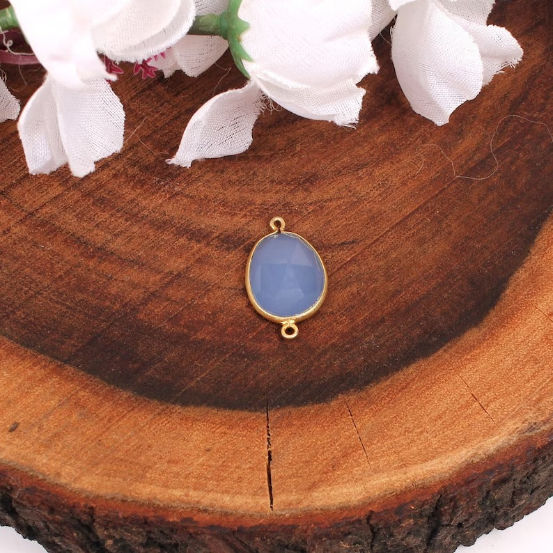 Blue Chalcedony Handmade Pendant