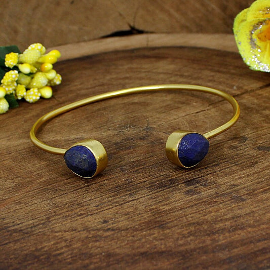 Pear Lapis Lazuli Bangle