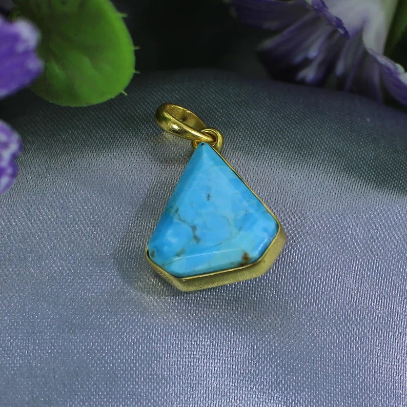 Natural Turquoise Gemstone Pendant