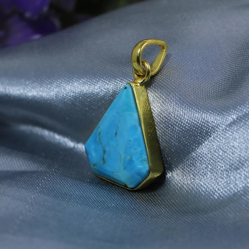 Natural Turquoise Gemstone Pendant