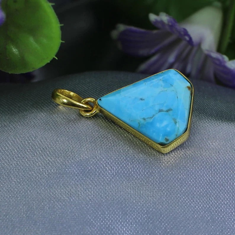 Natural Turquoise Gemstone Pendant