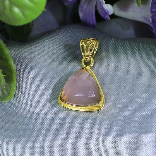 Rose Quartz Gemstone Pendant