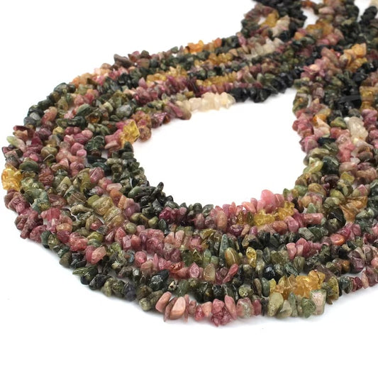 Natural Multi Tourmaline Beads