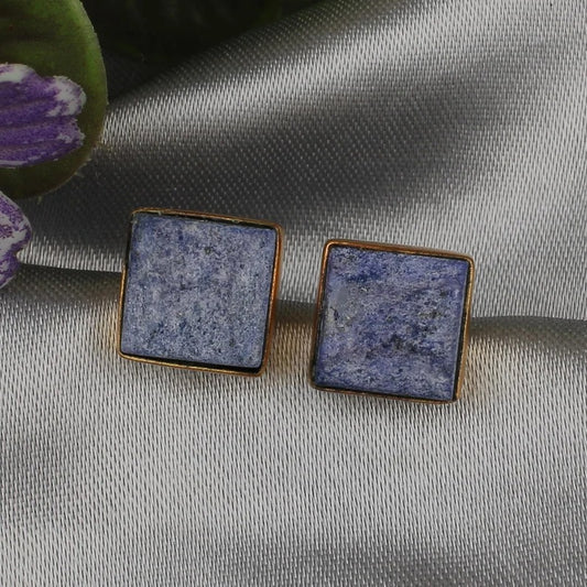 Lapis Stud Earrings