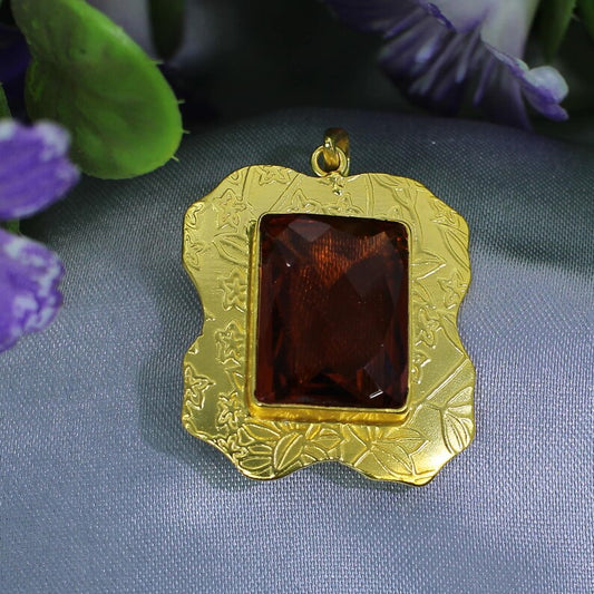 Dark Citrine Pendant