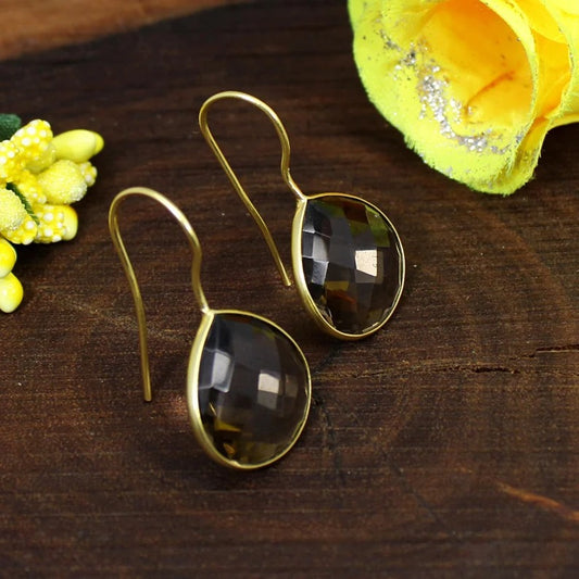 Smoky Quartz Earrings