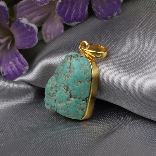 Sleeping Beauty Turquoise Pendant