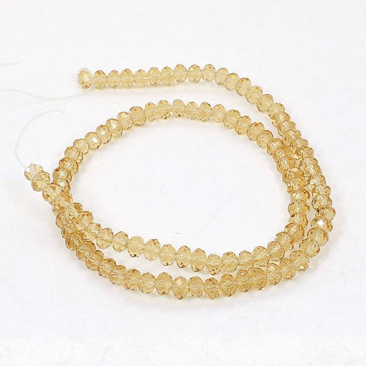 CHAMPAGNE Hydro Stone Beads.