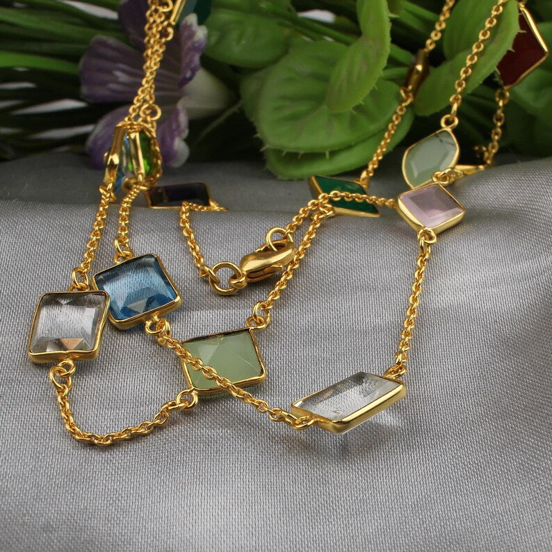 Multi Gemstone Necklace