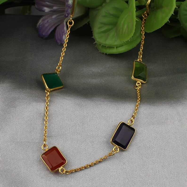 Multi Gemstone Necklace