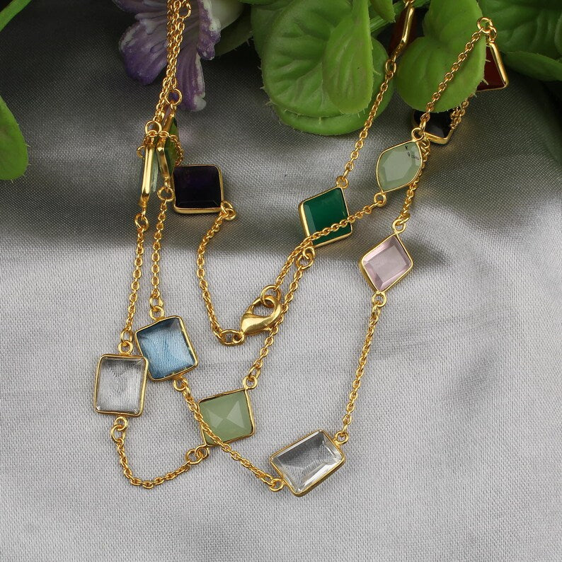 Multi Gemstone Necklace