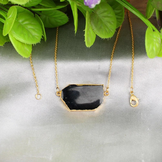 Black Onyx Gemstone Necklace