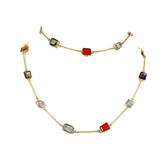 Multi Gemstone Handmade Necklace