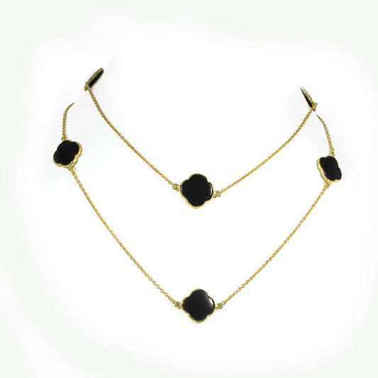 Black Onyx Gemstone Necklace