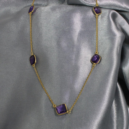 Amethyst Hydro Necklace