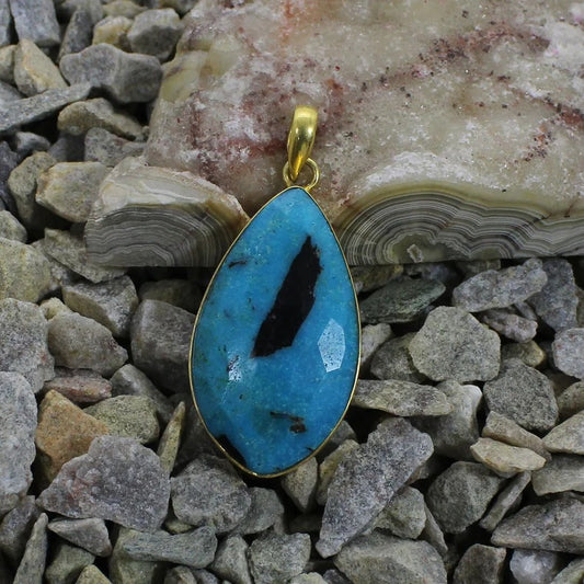 Arizona Turquoise Gemstone Pendant