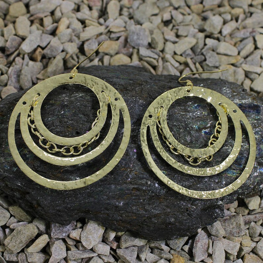 Hammered Earrings for Women