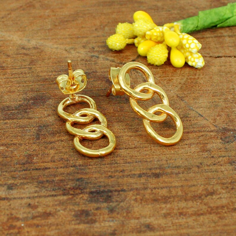 Gold Plated Daily Wear Studs Earrings