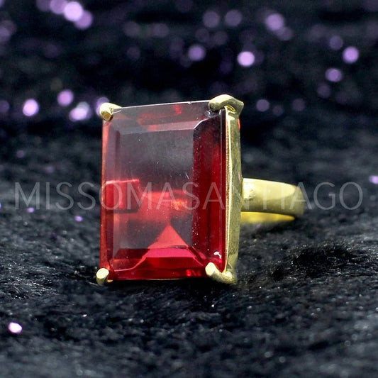 Pink Tourmaline Gemstone Ring