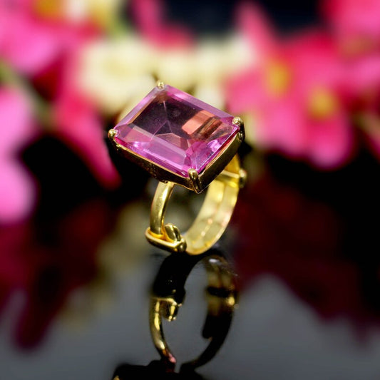 Pink Tourmaline Hydro Ring