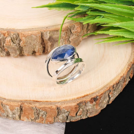 925 Sterling Silver Tanzanite Gemstone Ring