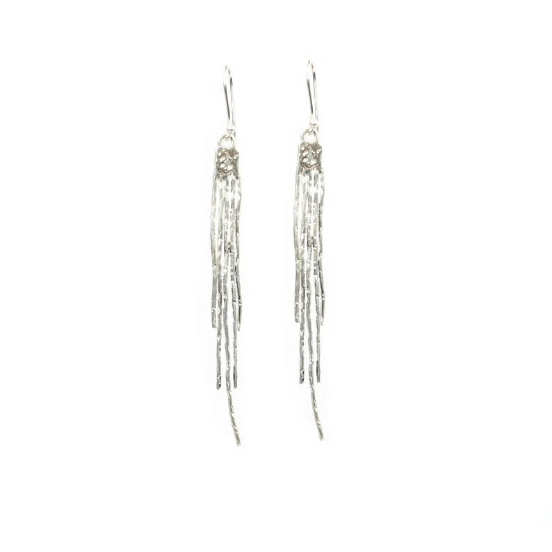 92.5 Sterling Silver Unique Designer Earrings