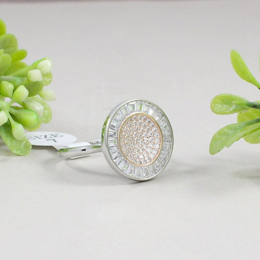 925 Sterling Silver Cubic Zirconia Ring