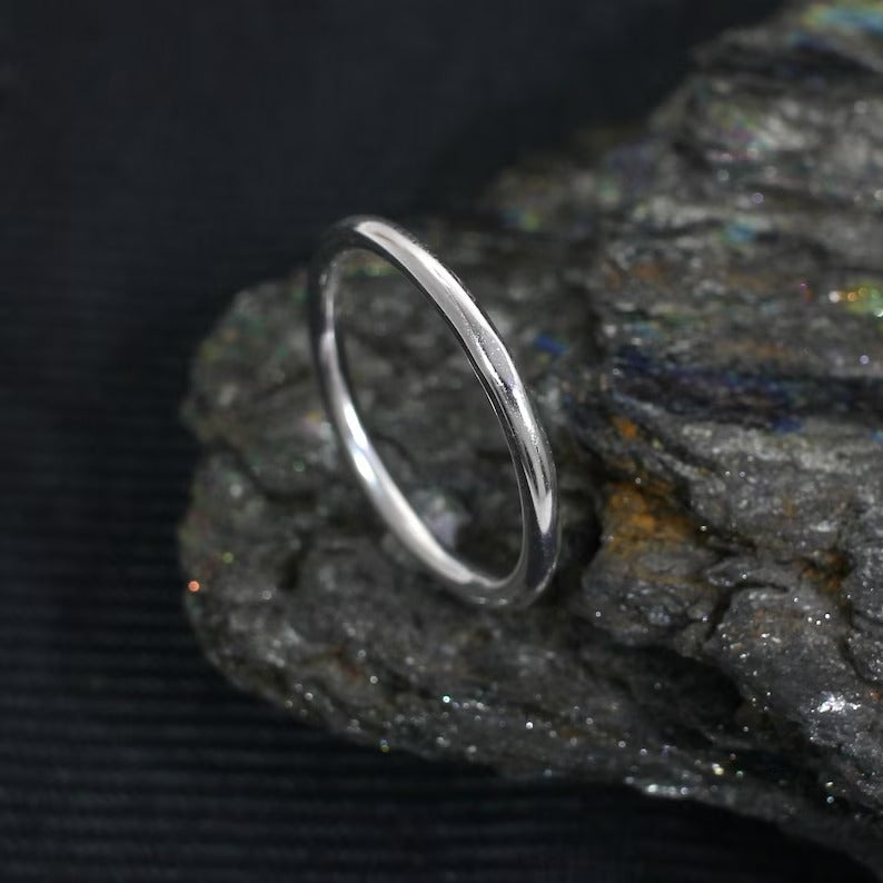 92.5 Sterling Silver Plain Ring