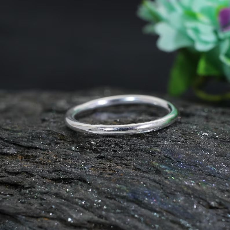 92.5 Sterling Silver Plain Ring