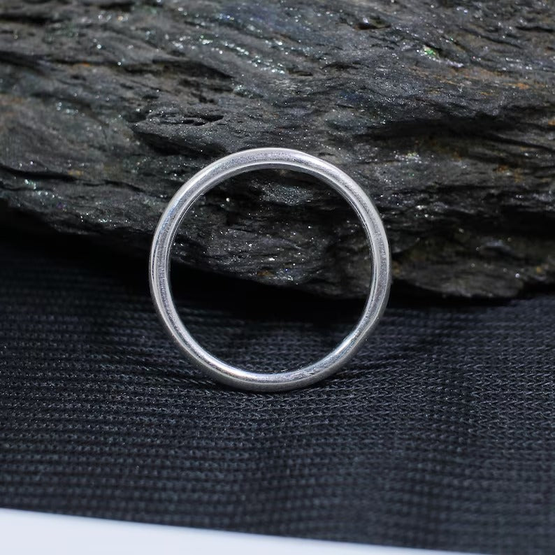 92.5 Sterling Silver Plain Ring