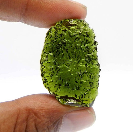 Chinese Moldavite Semi Precious Gemstone