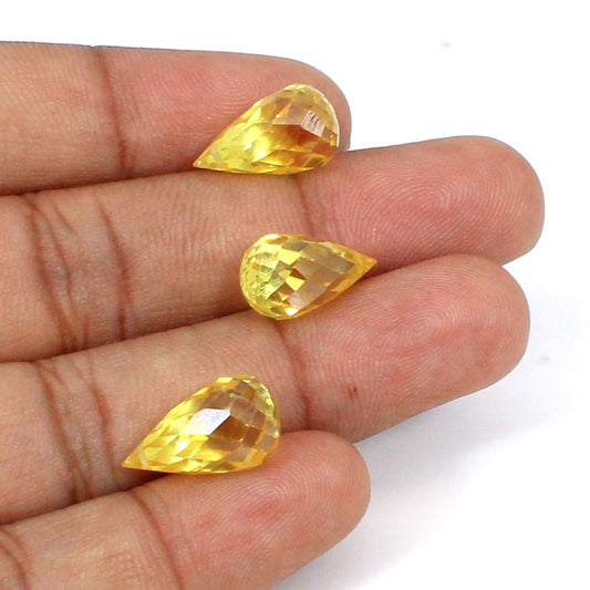 Citrine Hydro Gemstone Beads