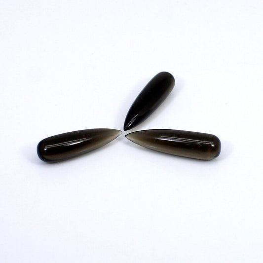 Smoky Quartz Gemstone Drop Beads