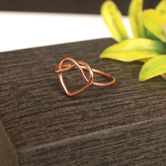 925 Sterling Silver Infinity Love Knot Ring