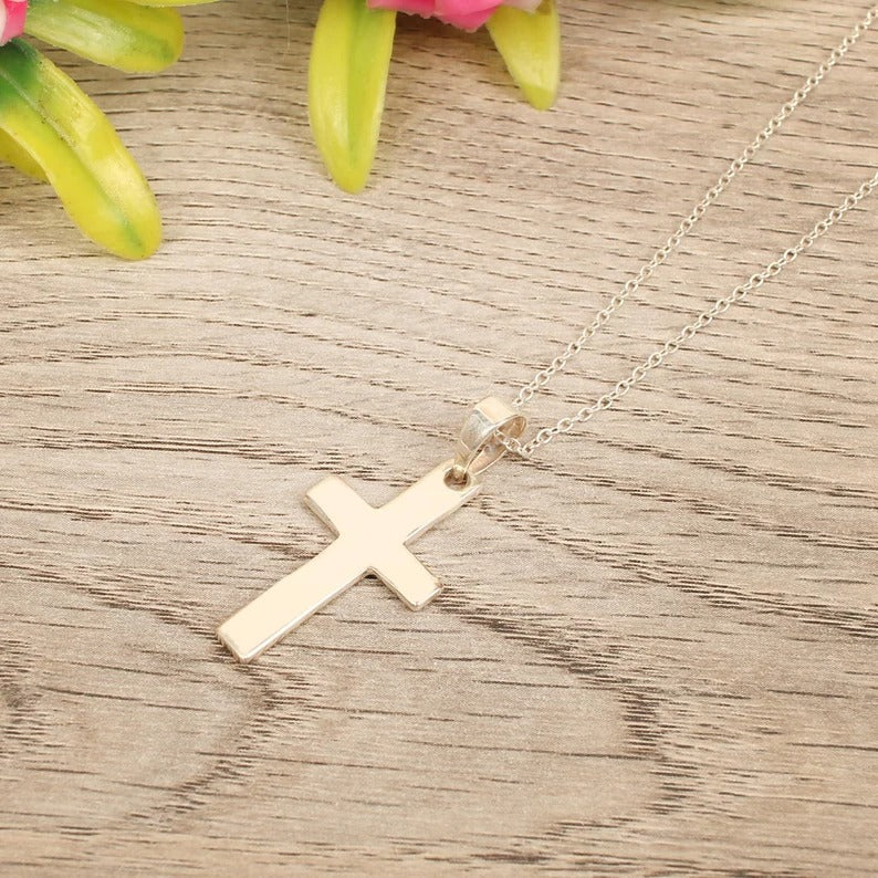 925 Sterling Silver Cross Necklace