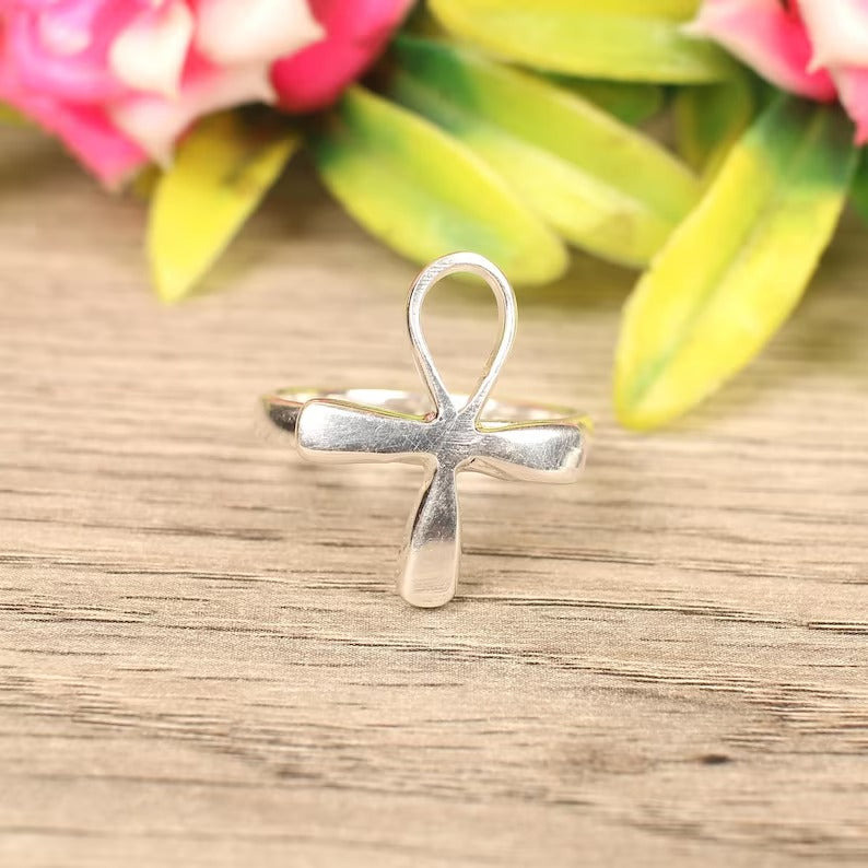 Cross Knot 925 Sterling Silver Ring