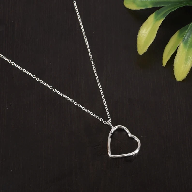 92.5 Sterling Silver Love Necklace